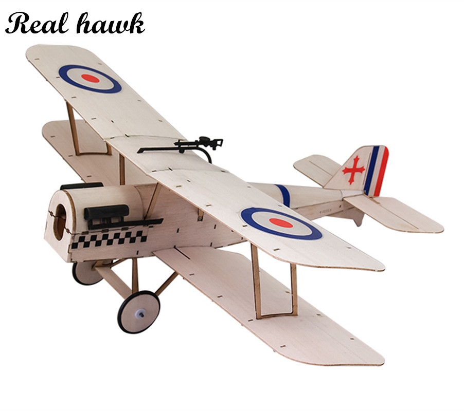Drone Rc Jet - Sopwith-SE5A 378mm Balsa Biplane Laser-Cut RC