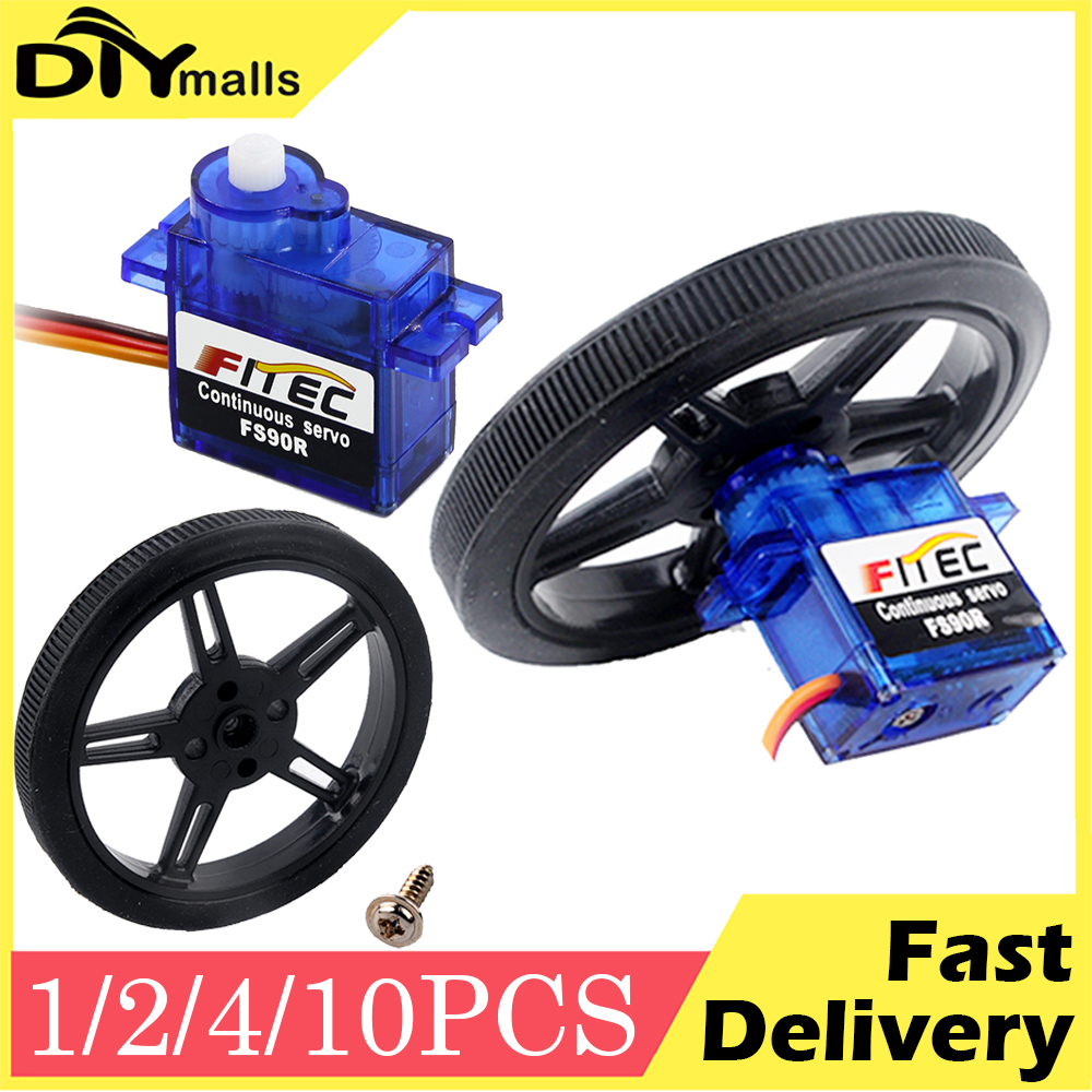 Drone Rc Jet - 4Sets Feetech FS90R Servo 360 Degree