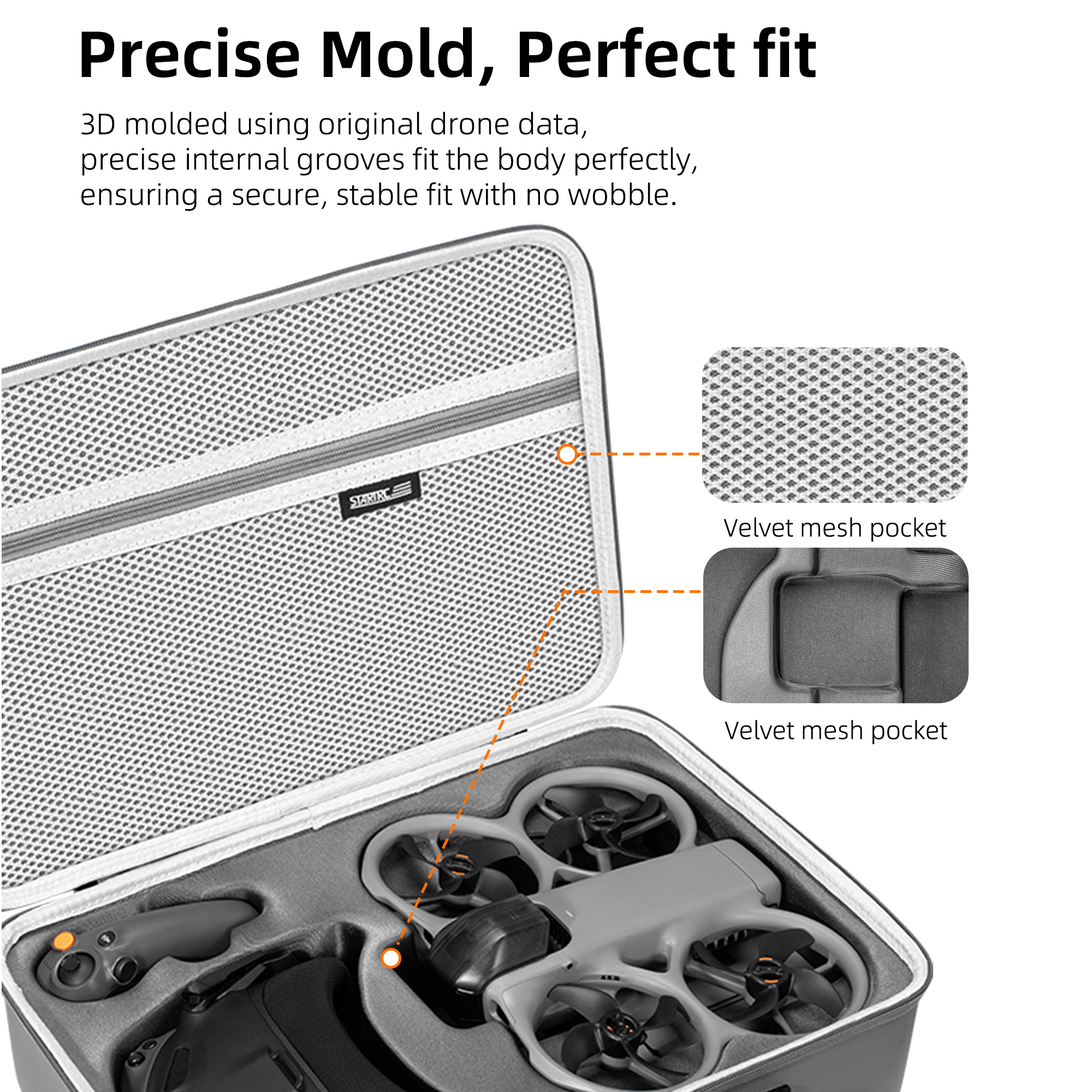 Carrying Case For DJI Avata 36 – обзор и цена Drone Motion Rc
