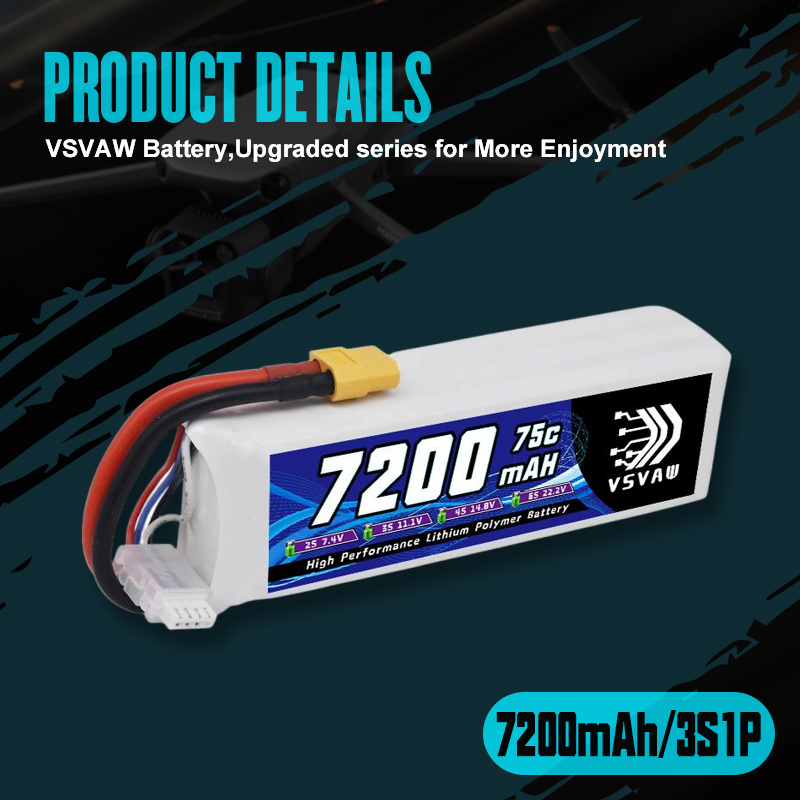 VSVAW 3S Lipo Battery 11.1V 72 – обзор и цена Drone Lipo Battery