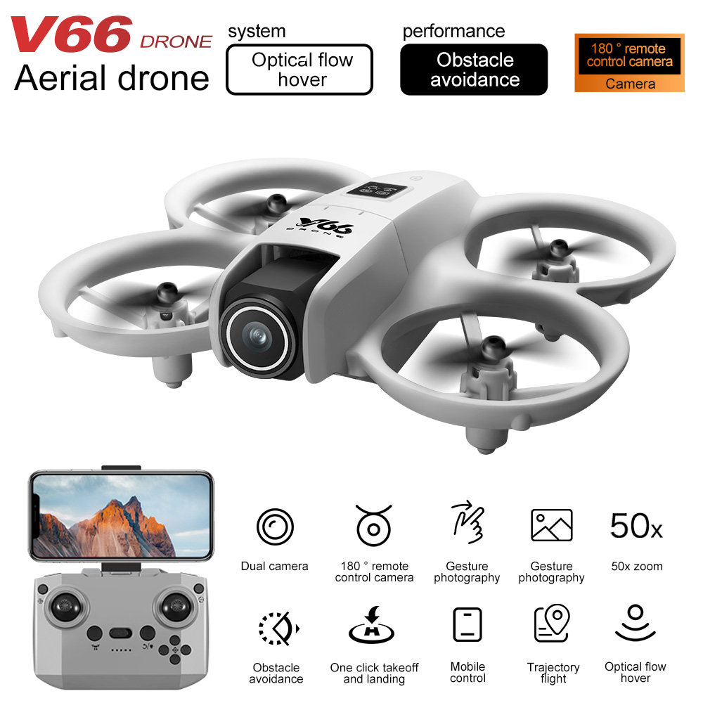 New V66 Mini Drone HD Camera 4 – обзор и цена Dron Rc Quadcopter