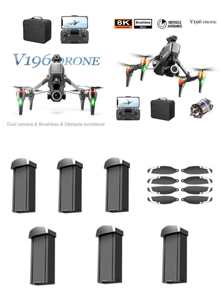 V196 Brushless RC Drone 3.7V 1 – обзор и цена Drone V196 Rc