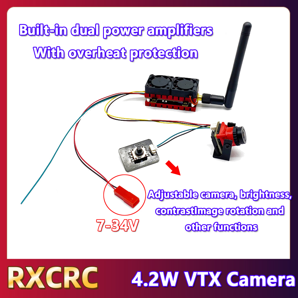 RXCRC 5.8G 48CH 4.2W High Powe – обзор и цена Analog Fpv Transmitter