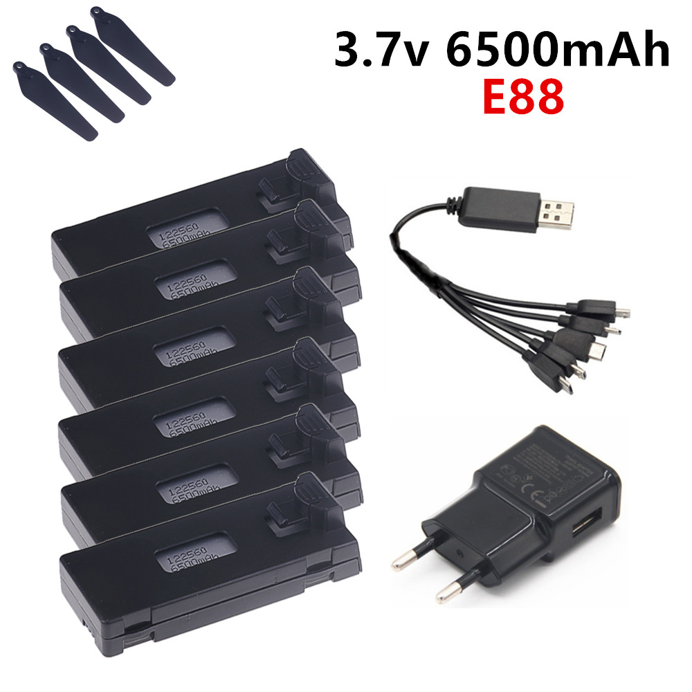 3.7V 6500mAh Lipo Battery For  – обзор и цена Drone Rc E99
