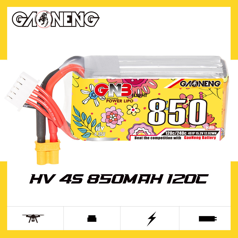 Upgraded GNB 4S 15.2V 850mAh L – обзор и цена Drone Rc Race