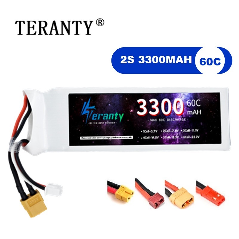 2S 7.4V LiPo Battery 3300mAh 6 – обзор и цена Drone Lipo Battery