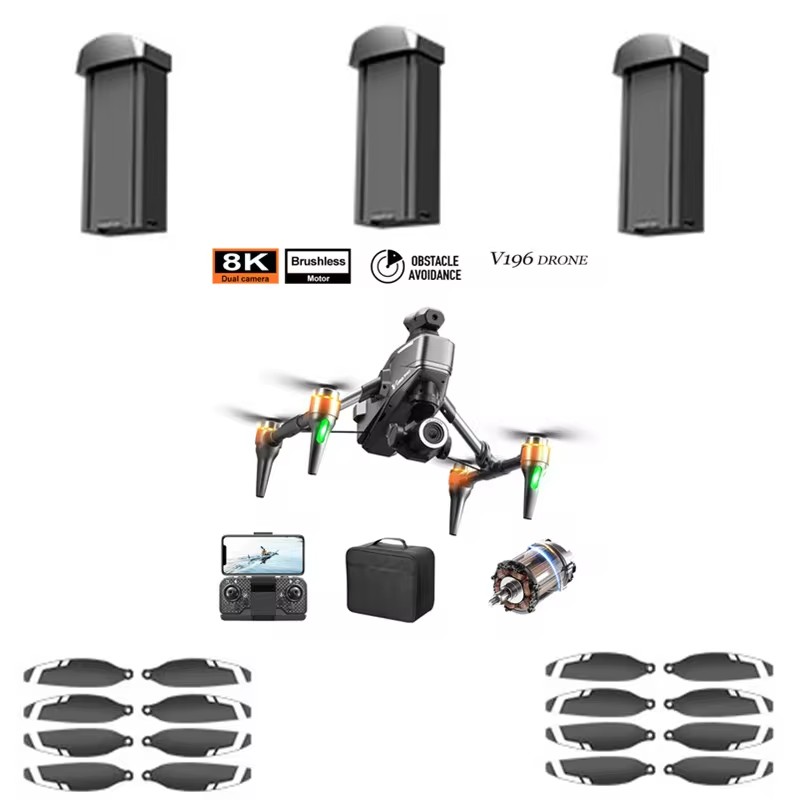 V196 8K Brushless Attitude Hol – обзор и цена Drone V196 Rc