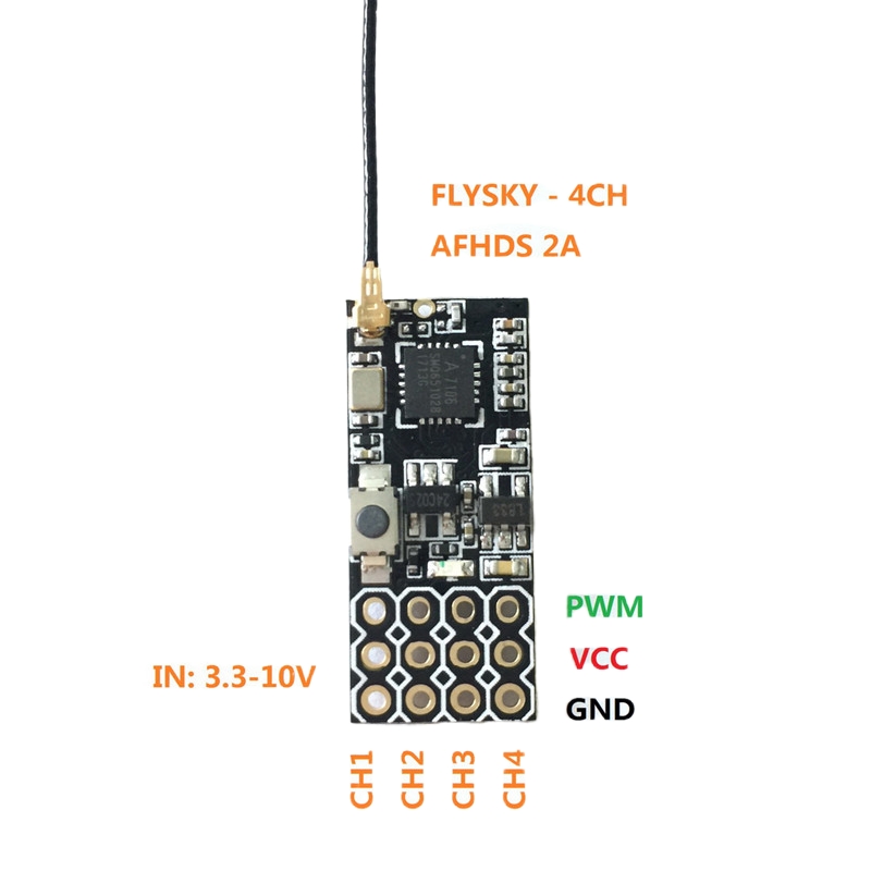 Flysky FS2A Mini Receiver 4CH  – обзор и цена Drone Lipo Battery