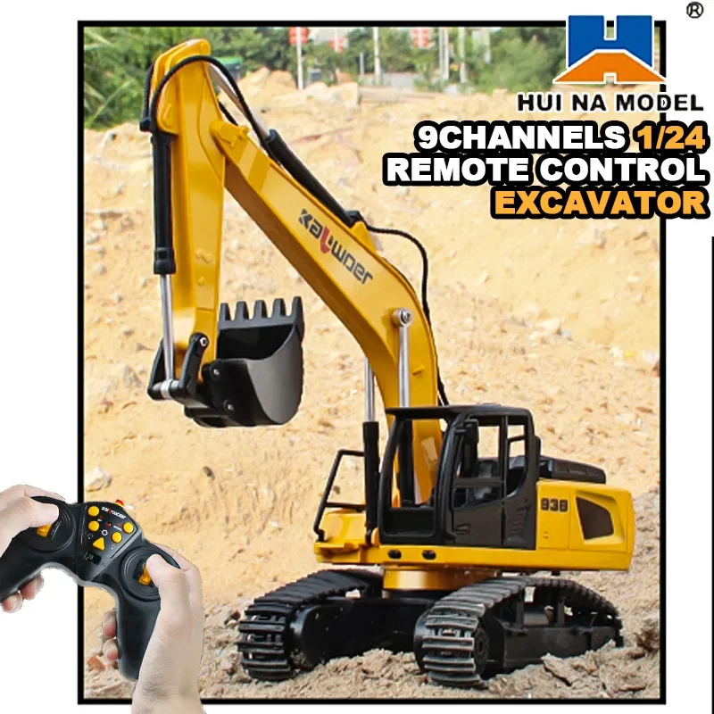 Huina Rc Excavator 1/24 9Ch Re – обзор и цена Drone Vera Rc