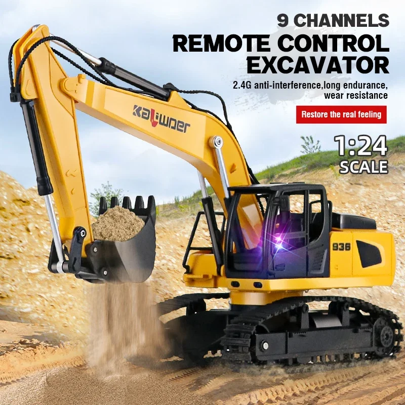 Huina Rc Excavator 1/24 9Ch Re – обзор и цена Drone Vera Rc
