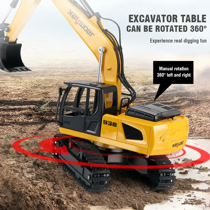 Huina Rc Excavator 1/24 9Ch Re – обзор и цена Drone Vera Rc