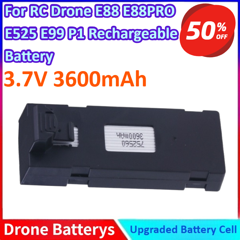 3.7V 3600mAh New Li-ion Batter – обзор и цена Drone Rc E99