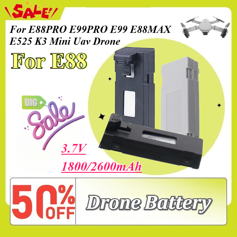 3.7V 1800/2600mAh Drone Spare  – обзор и цена Drone Rc E99