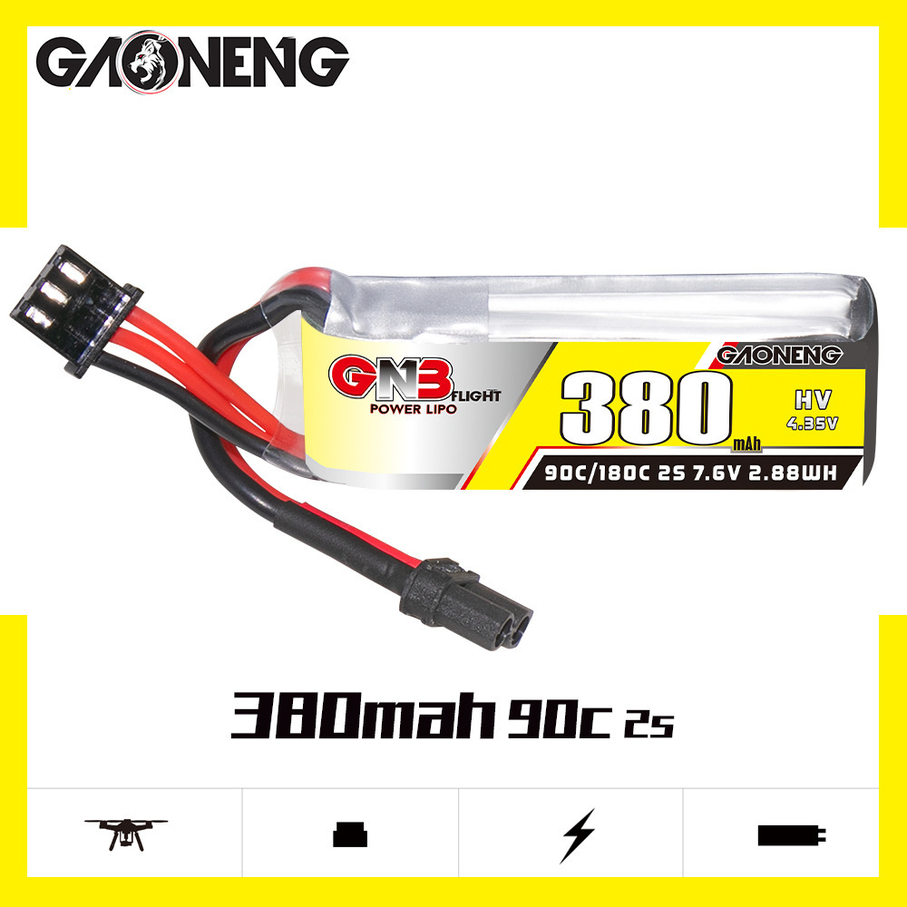 GNB 2S 7.6V 380mAh 90C/180C Li – обзор и цена Analog Fpv Transmitter