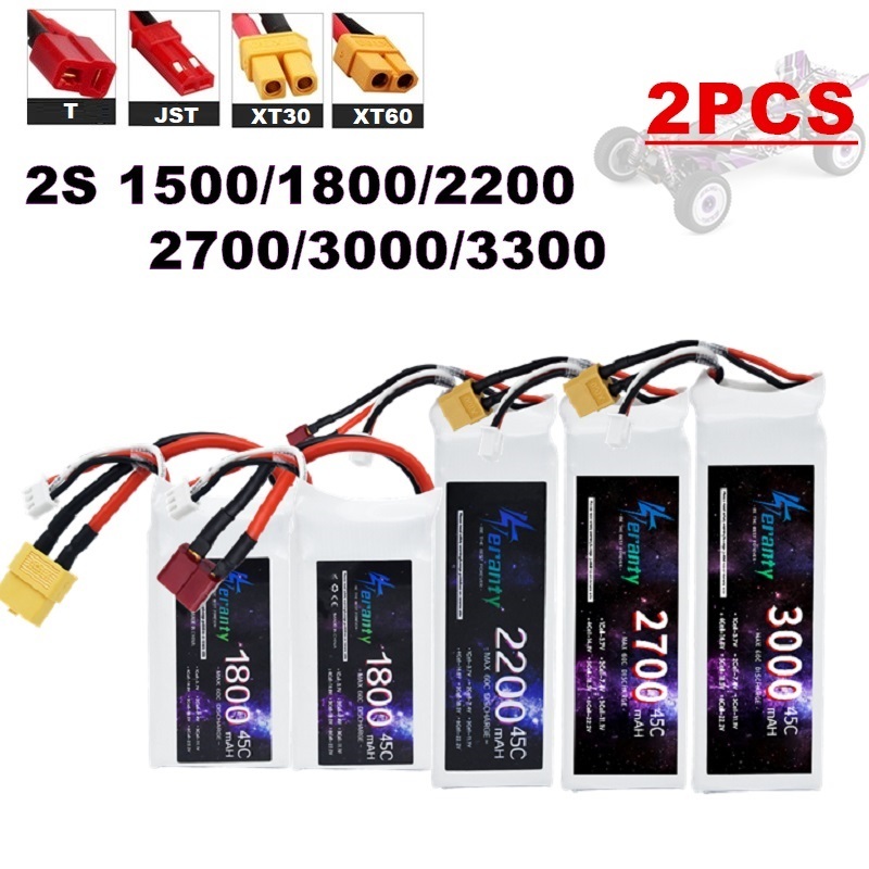 2PCS 7.4V Lipo 2S Battery 1500 – обзор и цена Drone Rc Race