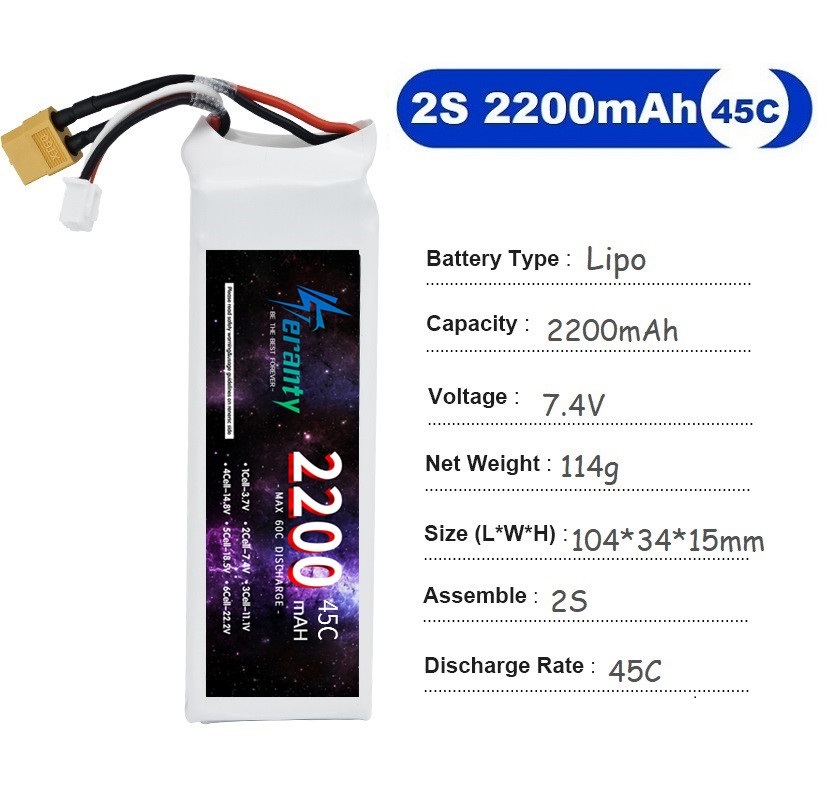 2PCS 7.4V Lipo 2S Battery 1500 – обзор и цена Drone Rc Race