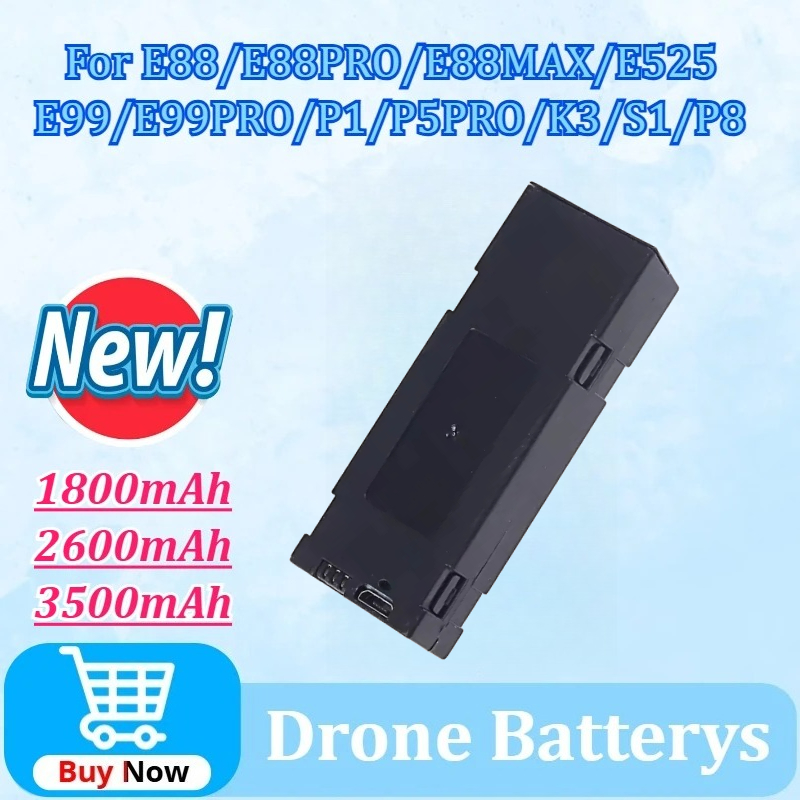 3.7V 1800/2600/3500mAh RC Dron – обзор и цена Drone Rc E99