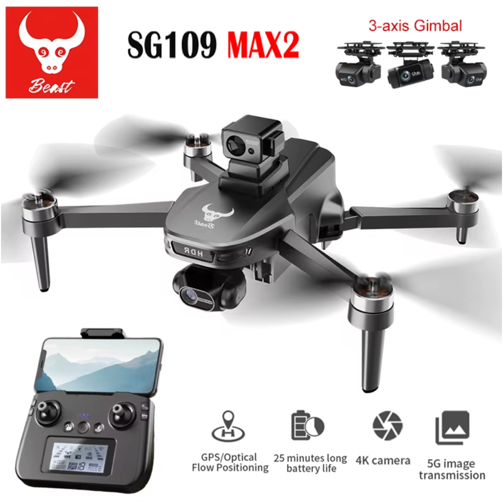 SG109 MAX2 Professional FPV 8K – обзор и цена Dron Rc Quadcopter