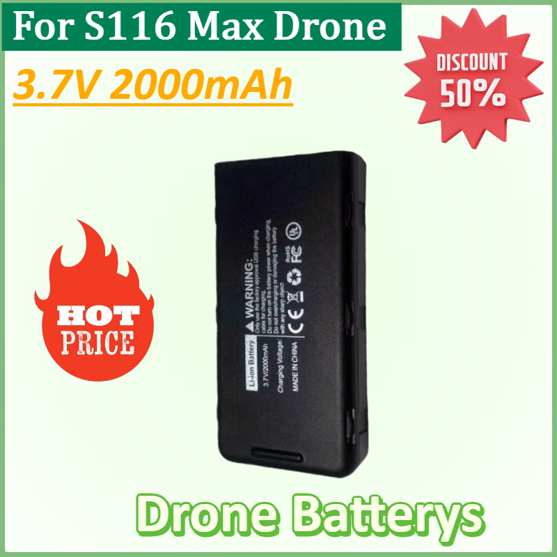 New S116 3.7V 2000mAh Intellig – обзор и цена Drone Rc S116