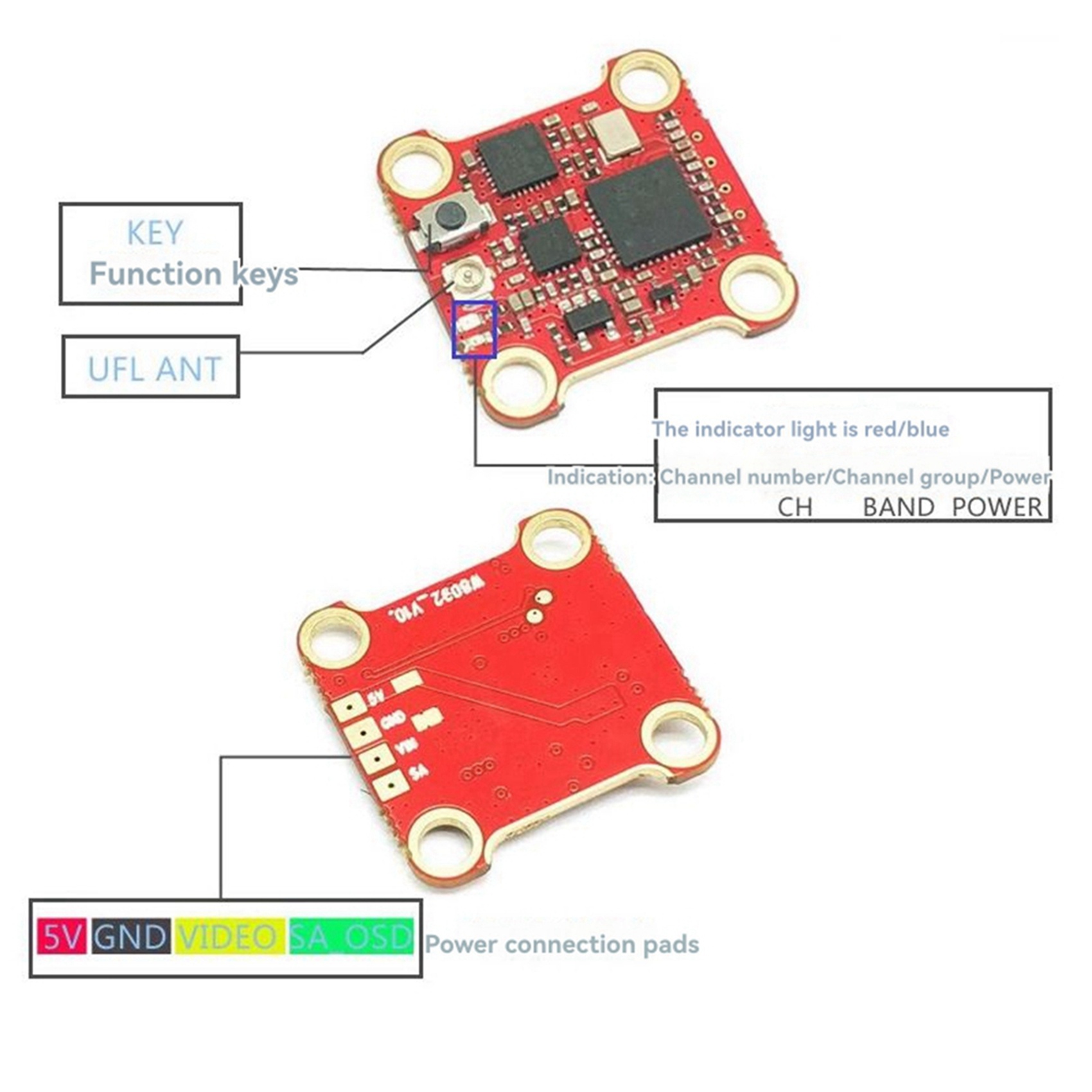 【HOT-PRICE!】2X 5.8G 400Mw VTX  – обзор и цена Drone Rc Price