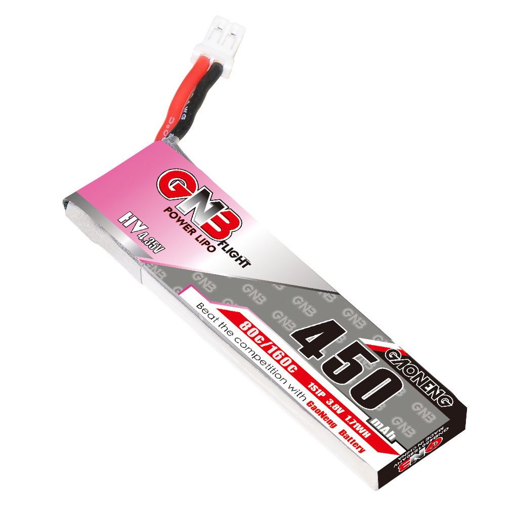 GNB HV 1S 3.8V 450mAh 80C/160C – обзор и цена Drone Lipo Battery