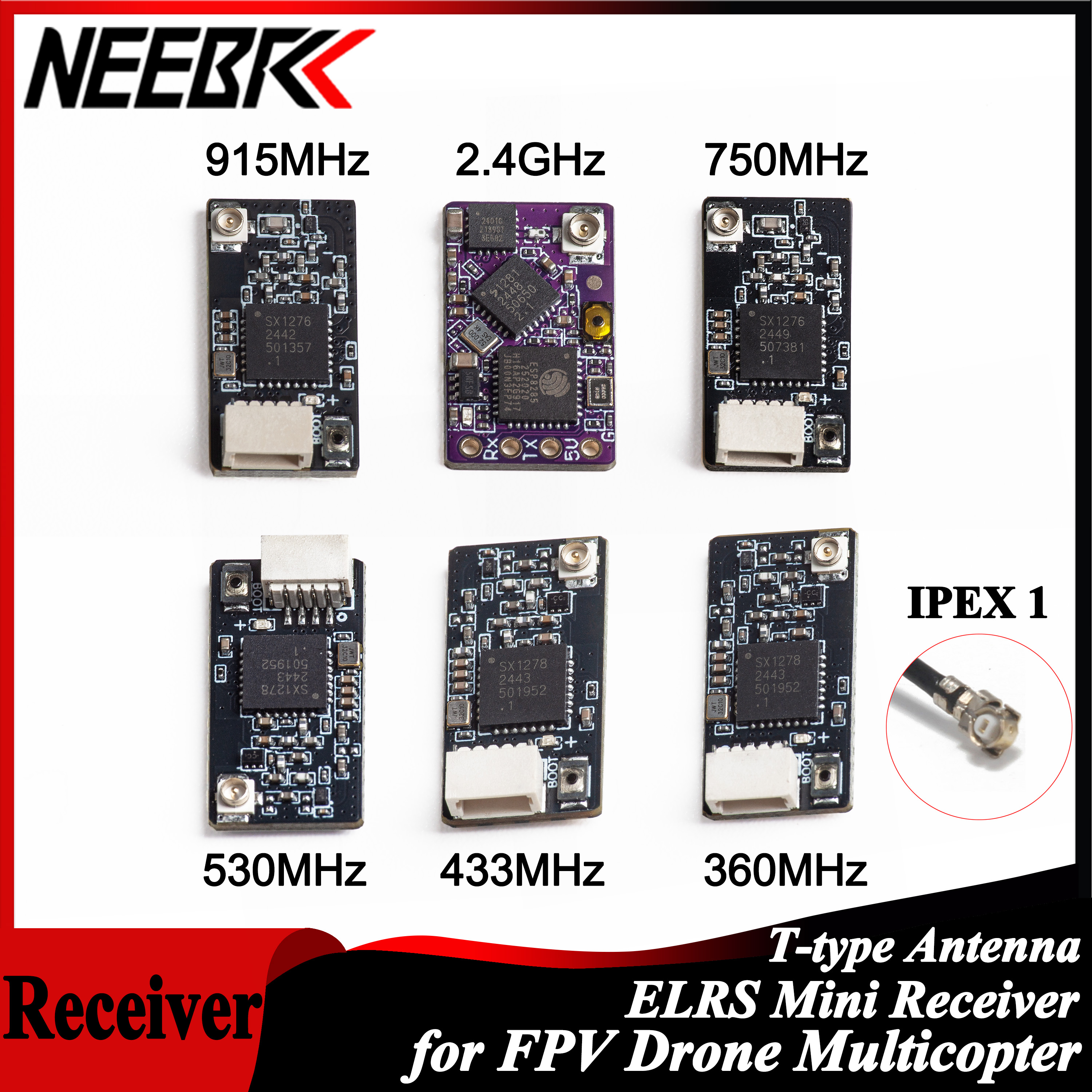 NEEBRC ELRS 2.4G/915Mhz/360Mhz – обзор и цена Drone Rc Diy