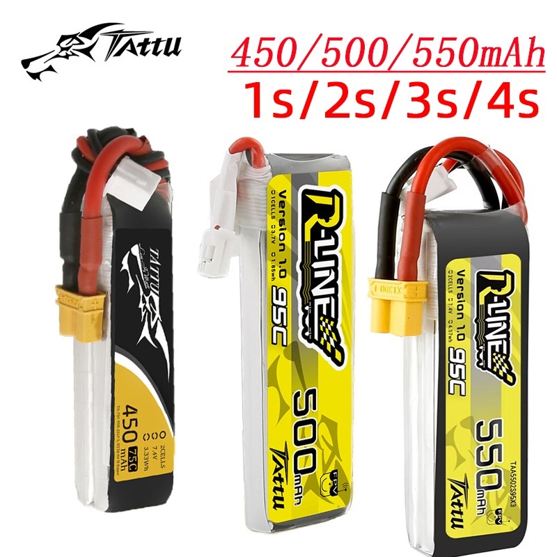 3Pcs NEW TATTU 450/500/550mAh  – обзор и цена Drone Rc Race