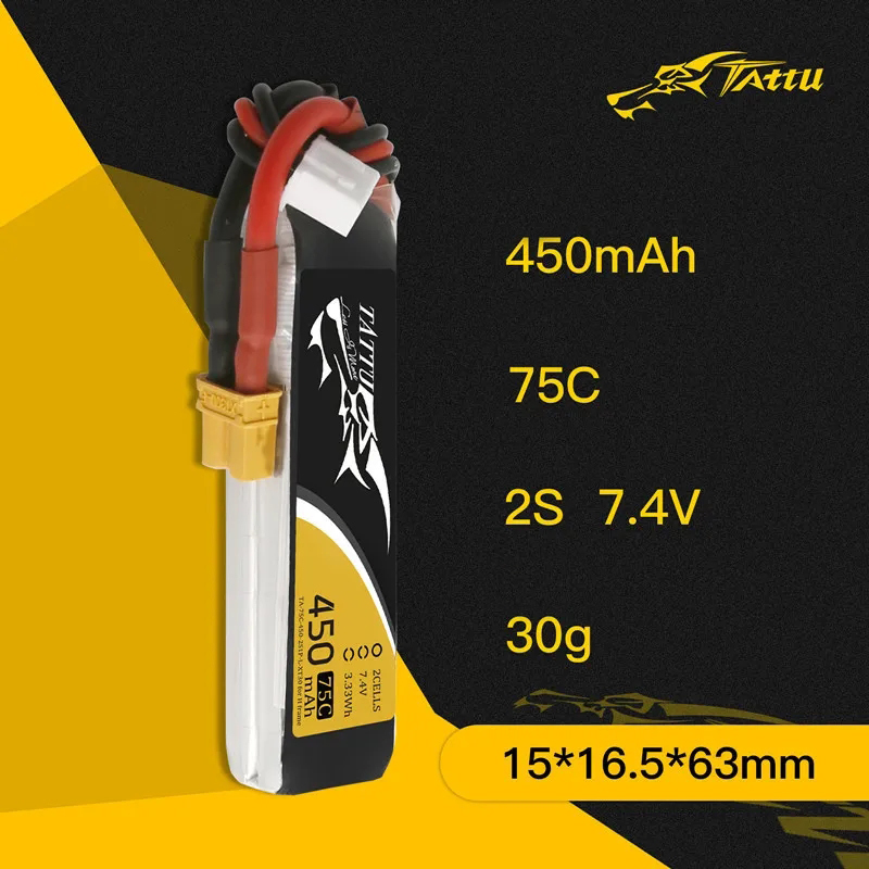 3Pcs NEW TATTU 450/500/550mAh  – обзор и цена Drone Rc Race