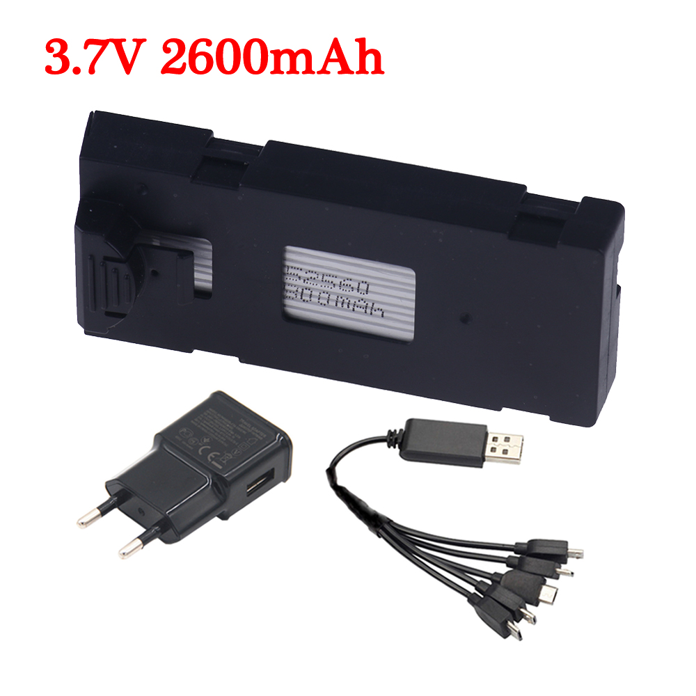 Upgrade Capacity 2600mAh 3.7V  – обзор и цена Drone Rc E99