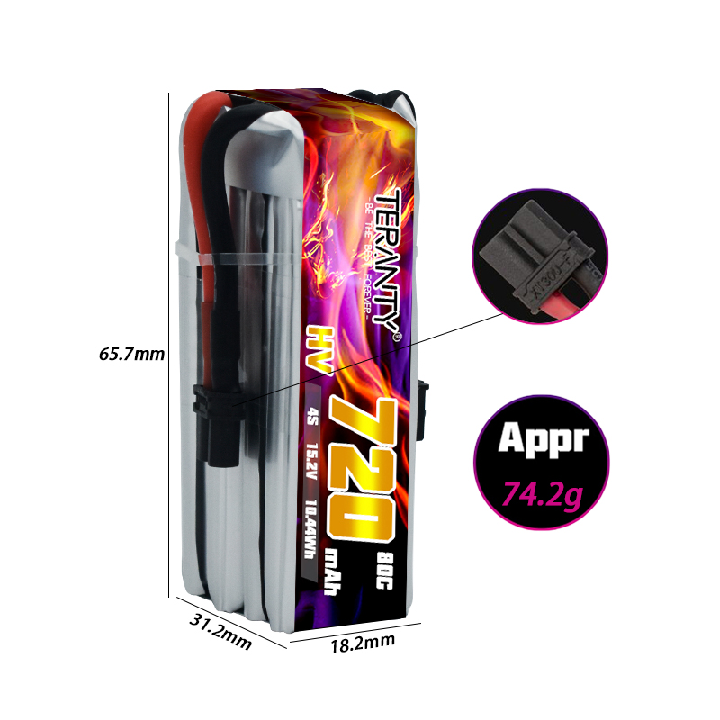 TERANTY 720mAh 4S 15.2V HV Lip – обзор и цена Drone Lipo Battery