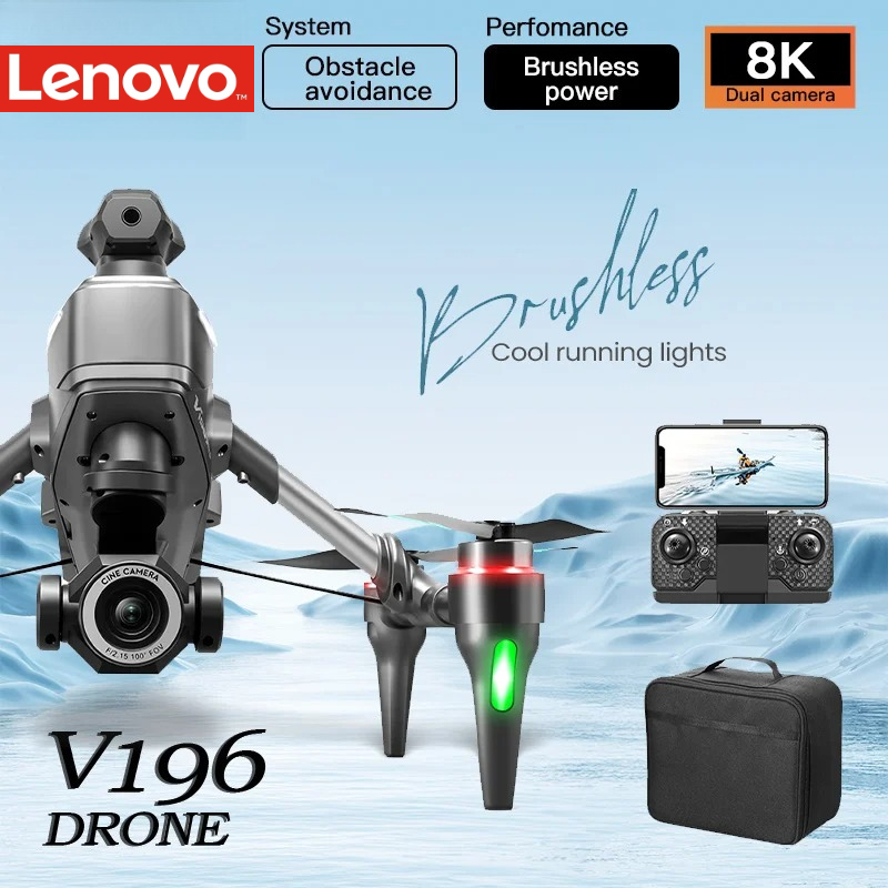 Lenovo V196 Drone 8K Professio – обзор и цена Drone V196 Rc