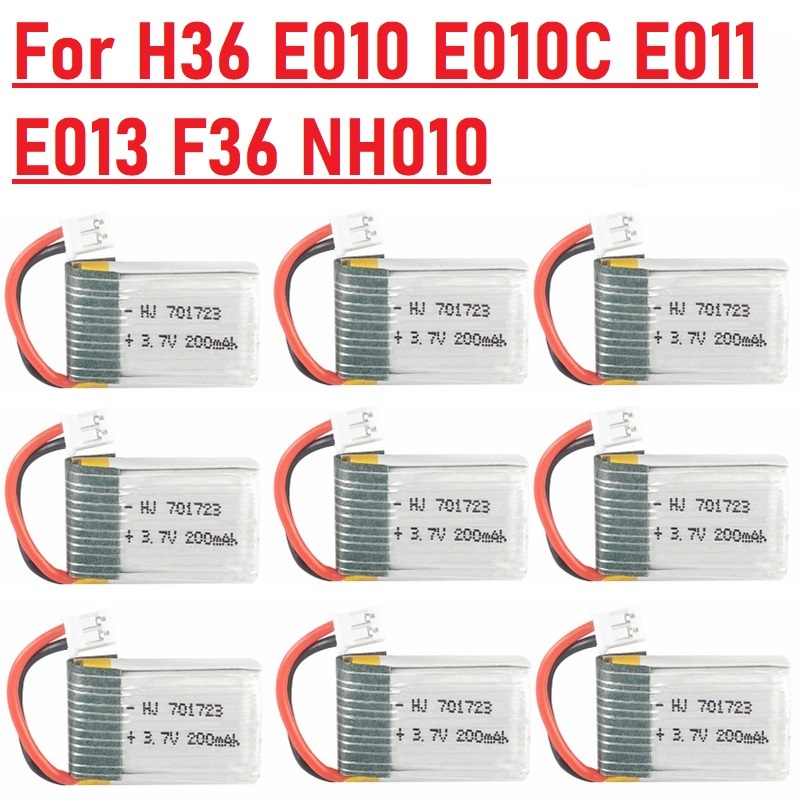 1-20pcs 3.7v 200mah 701723 LIP – обзор и цена Dron Rc Quadcopter