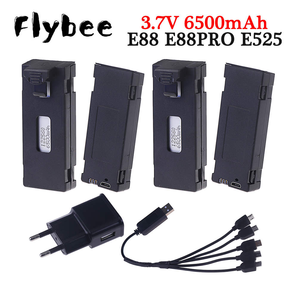 Rechargeable 3.7V 6500mAh Batt – обзор и цена Drone Rc E99